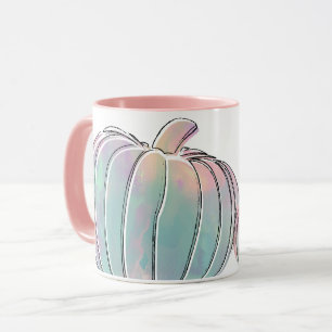 Niedlich Pastel Pumpkin Tasse