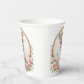 Niedlich Pastel Puppy French Bulldog - Geburtstag Pappbecher (Rechts)