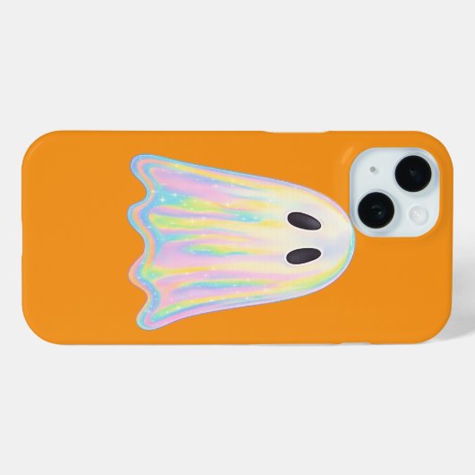 Niedlich Pastel Rainbow Ghost | Ästhetische Spooki Case-Mate iPhone Hülle (Rückseite (Horizontal))