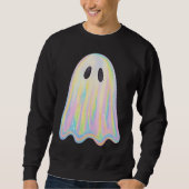 Niedlich Pastel Rainbow Ghost | Ästhetische Spooki Sweatshirt (Vorderseite)