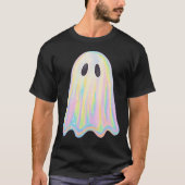 Niedlich Pastel Rainbow Ghost | Ästhetische Spooki T-Shirt (Vorderseite)