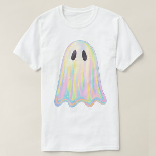 Niedlich Pastel Rainbow Ghost   Ästhetische Spooki T-Shirt