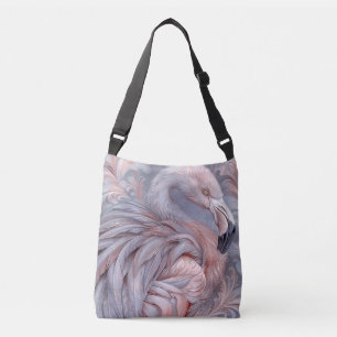 Niedlich Pastel Safari Wild Whimsical Animals Flam Tragetaschen Mit Langen Trägern