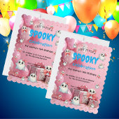 Niedlich Pastel Spooky Ghost Halloween Kindergebur Einladung