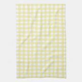 Niedlich Pastel Yellow Gingham Geschirrtuch (Vertikal)