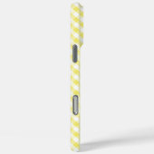 Niedlich Pastel Yellow Gingham Pattern Case-Mate iPhone Hülle (Rückseite / Rechts)