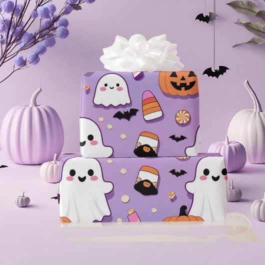 Niedlich Pastell Halloween Geschenkpapier
