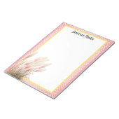 Niedlich Pastell Rosa Garten Notizblock (angewinkelt)