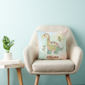 Niedlich Patchwork Dinosaur Kissen (Stuhl )