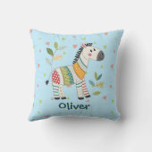Niedlich Patchwork Zebra Kissen (Rückseite)