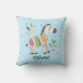 Niedlich Patchwork Zebra Kissen (Vorderseite)