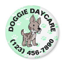 Niedlich Paw Print Doggie Daycare
