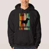 Niedlich Paw Print Labrador Retriever Labrador Dog Hoodie (Vorderseite)