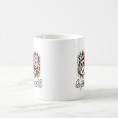Niedlich Peace Liebe Pickleball Player Funny Pickl Kaffeetasse (Mittel)