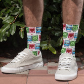 Niedlich Peace Liebe Water Polo Player Socken