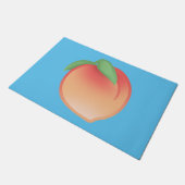 Niedlich-Peach-Grafik Fußmatte (Schrägansicht)