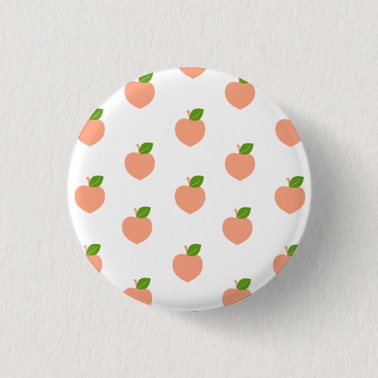 Niedlich Peachy Button (Vorderseite)
