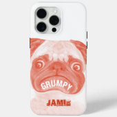 Niedlich Peachy Grumpy Puggy Case-Mate iPhone Hülle (Rückseite)