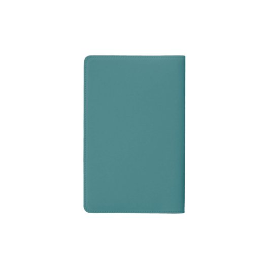 Niedlich Peacock Blue Personalisiert Monogram Moleskine Taschennotizbuch (Rückseite)