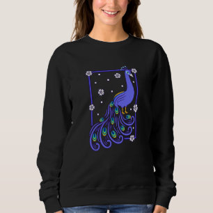 Niedlich Peacock Peacocks Nature Lover Birds Graph Sweatshirt