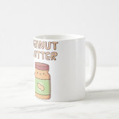 Niedlich Peanut Butter Jar Doodle Kaffeetasse (VorderseiteRechts)