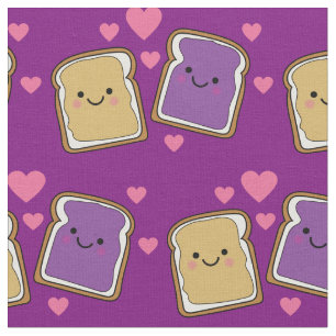 Niedlich Peanut Butter & Jelly Kids PBJ Kawaii Car Stoff
