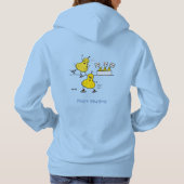 Niedlich Pears Pairs Skaten Cartoon Womens Hoodie (Rückseite)
