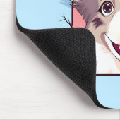 Niedlich Peeking Border Collie Dog Mousepad (Ecke)