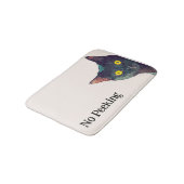 Niedlich Peeking Cat Design Badematte (Schrägansicht)