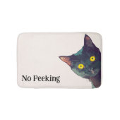 Niedlich Peeking Cat Design Badematte (Vorderseite)