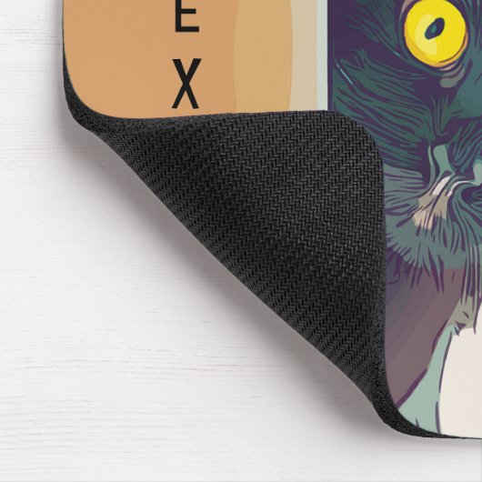 Niedlich Peeking Cat Design Mouse Pad Mousepad (Ecke)