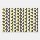 Niedlich Peeking Cat Wrapping Paper Sheets Geschenkpapier Set (Vorderseite)