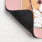 Niedlich Peeking Corgi Dog Mousepad (Ecke)