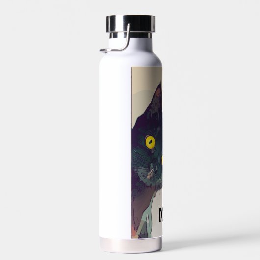 Niedlich Peeking Katze Design Wasserflasche Trinkflasche (Rechts)
