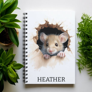 Niedlich Peeking Maus Mäuse Notizblock