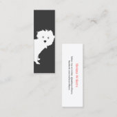 Niedlich Peeking Mini Visitenkarte (Vorne/Hinten)
