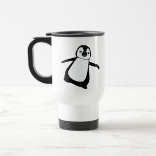 Niedlich Peeking Penguin Holiday Personalisierter  Reisebecher