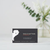 Niedlich Peeking Pup II Visitenkarte (Stehend Vorderseite)