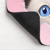 Niedlich Peeking Ragdoll Cat Mousepad (Ecke)
