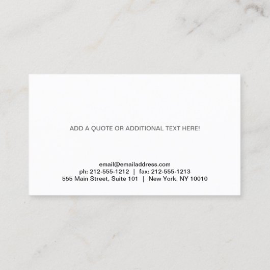 Niedlich Peeking Visitenkarte (Rückseite)