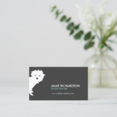 Niedlich Peeking Visitenkarte (Stehend Vorderseite)