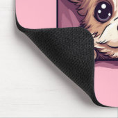 Niedlich Peeking Yorkshire Terrier Dog Mousepad (Ecke)
