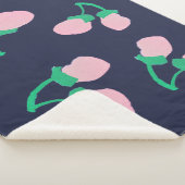 Niedlich Pellrosa Berries Minimalistischer Decken (3/4)