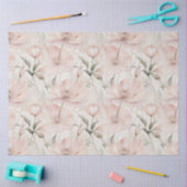 Niedlich Pellrosa Wasserfarbenpeonys Seidenpapier (Basteln)