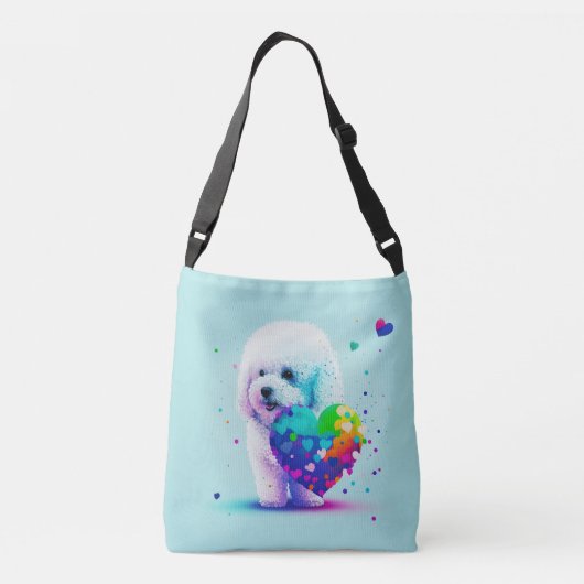 Niedlich Pembroke Corgi Puppy Dog Tragetaschen Mit Langen Trägern (Rückseite)