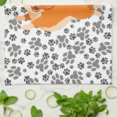 Niedlich Pembroke Welsh Corgi Geschirrtuch (Gefaltet)