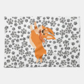Niedlich Pembroke Welsh Corgi Geschirrtuch (Horizontal)