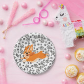 Niedlich Pembroke Welsh Corgi Pappteller (Party)