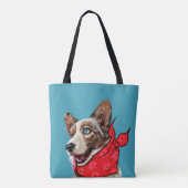 Niedlich Pembroke Welsh Corgi Tasche (Rückseite)