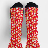Niedlich Pembroke Welsh Corgi Weihnachten Socken (Oben)